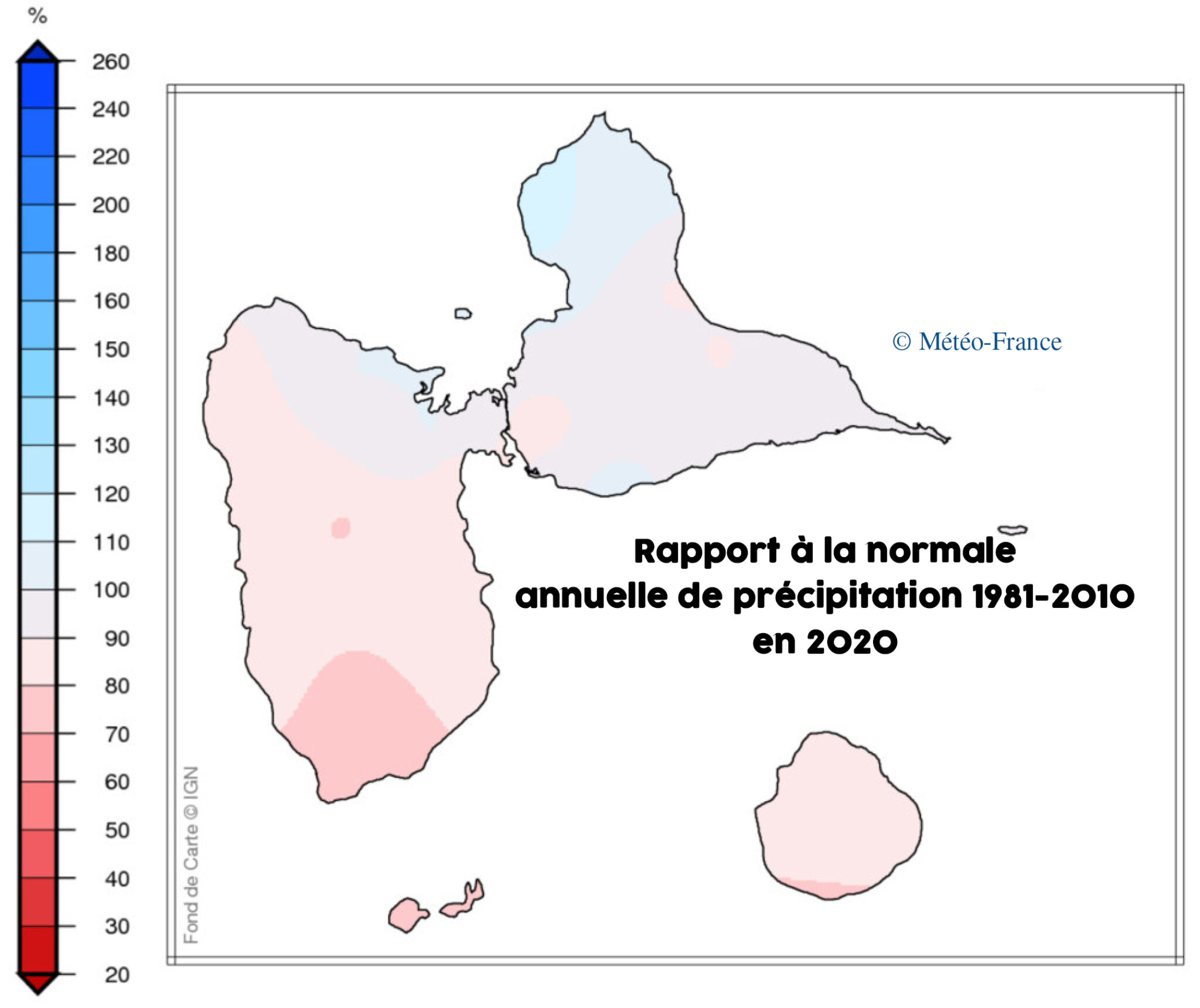 Cycle de l'eau et répartition de la ressource en eau en Guadeloupe