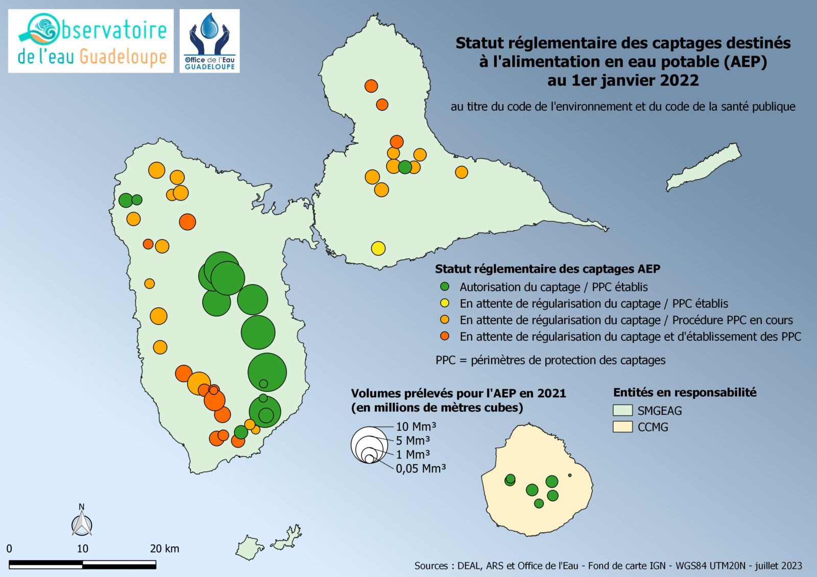 Règlementation et gestion de la ressource en eau en Guadeloupe